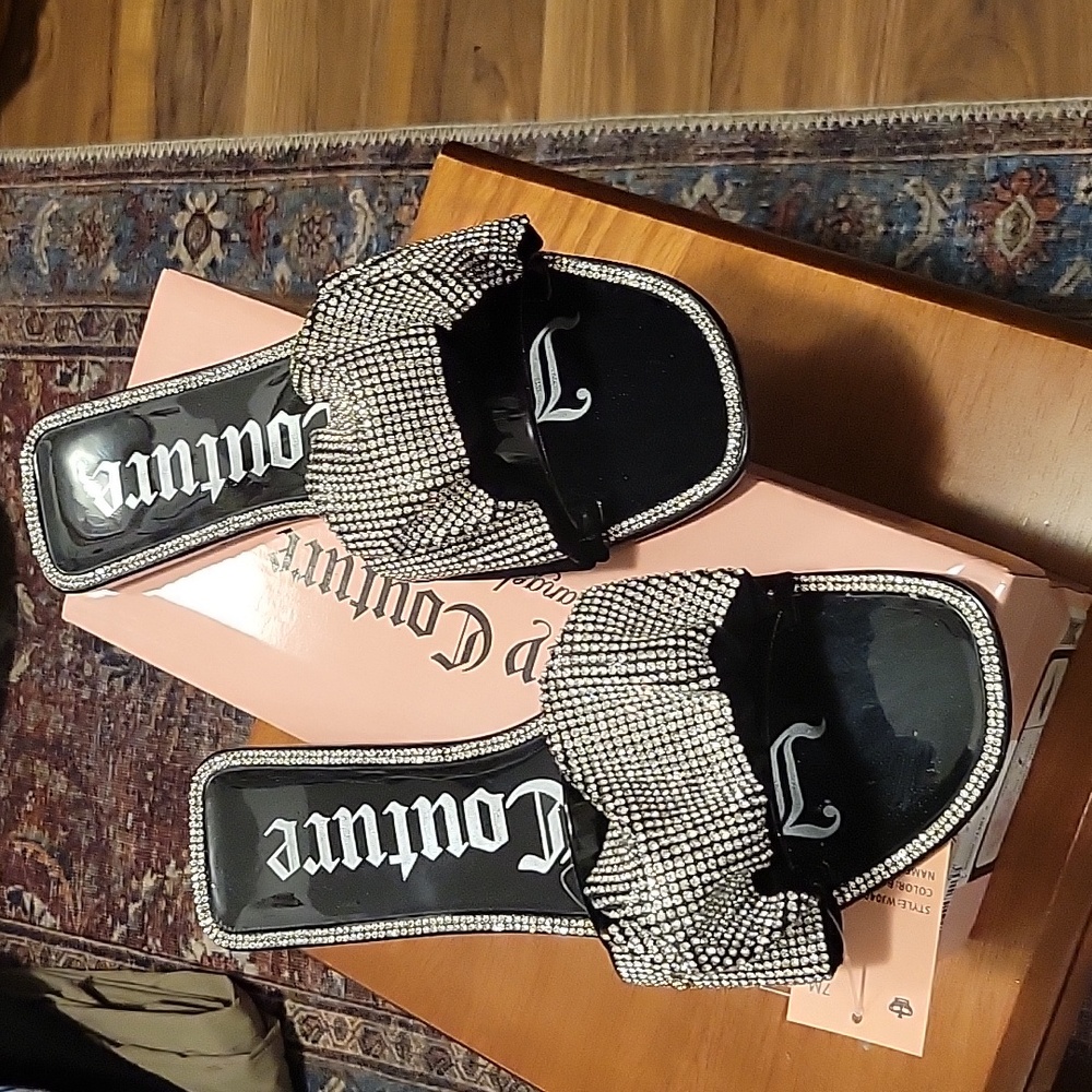 Juicy Couture JC Hollyn Glitter Sandals